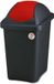 Stefanplast Poubelle - 60L - Rouge/Noir