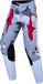 Alpinestars Fluid Lone Jeugd motocrossbroeken - Grijs/wit/rood - Maat 26