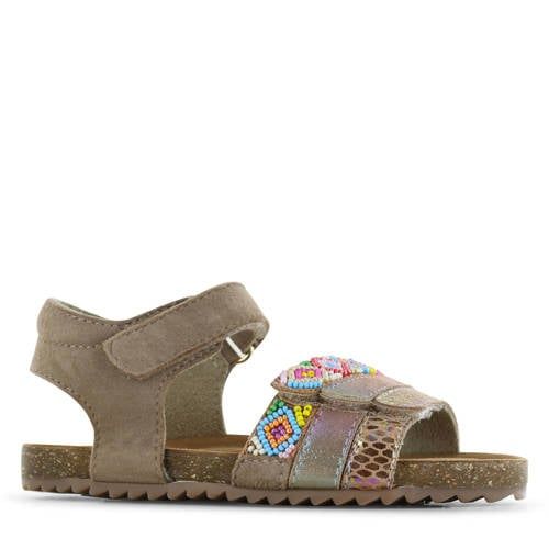 Shoesme suède sandalen taupe