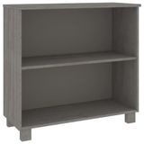 vidaXL Dressoir HAMAR, lichtgrijs, 85x35x80 cm, massief grenenhout