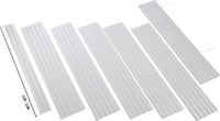Schellenberg 20090 PVC mini rolluiklamellenset voor 40 mm stalen buisassen – 100 x 120 cm wit