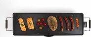 LIVOO Plaque Teppanyaki DOM182, surface de grill 70 cm, 1800W, revêtement antiadhésif, noir