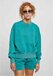 Urban Classics Oversized Stone Washed Crewneck Sweater - Women - XL - Blue