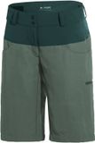 VAUDE Qimsa Shorts II Dames Fietsshorts agave Maat 38