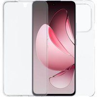 Oppo Coque pour Oppo Reno 13 F / 13 FS 5G - housse etui silicone gel 360 integrale + verre trempe - TRANSPARENT