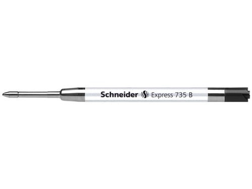 Schneider balpenvulling Express 735 B zwart doos met 10 stuks