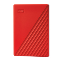 Western Digital My Passport - 2TB External Hard Drive - Red