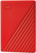 Western Digital My Passport - 2TB External Hard Drive - Red