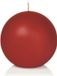 Trend Candles Bolkaars glad - rood - 7 cm - 16 branduren