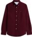 Tommy Hilfiger Heren Lange Mouwen Shirt Bordeaux Katoen M