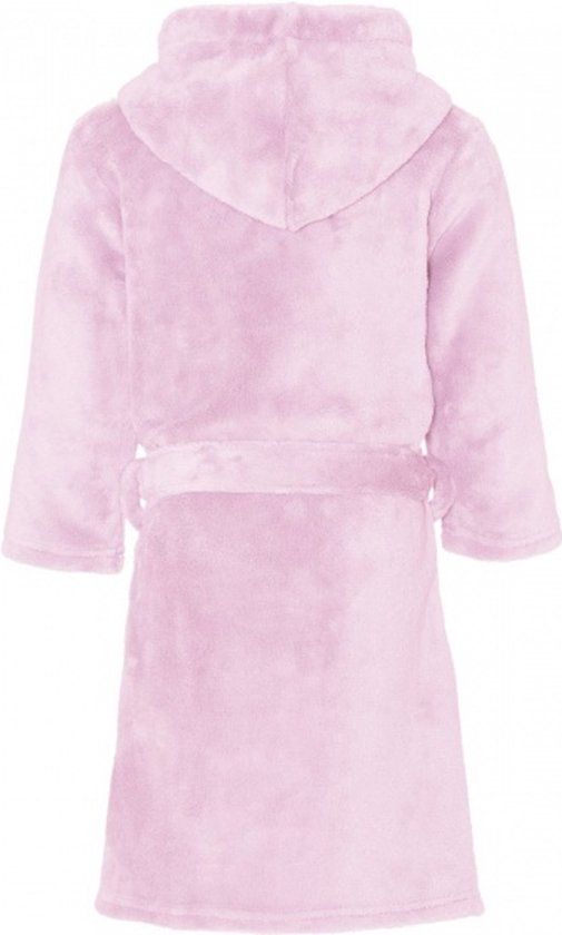 Playshoes Fleece Badjas met Capuchon - Lichtroze - Maat 170-176cm - Unisex