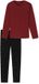 Schiesser Pyjama Lange Mouwen Heren V-hals Bordeaux Maat 54 XL