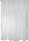 MSV Douchegordijn PVC – Anti-Schimmel Douchegordijn Antibacterieel met Ringen – Douchescherm van 100% Vinyl – Modern Design