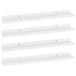 VidaXL Wandschappen MDF Wit 60x9x3 cm - Set van 4