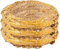 Rayher hobby materialen Rayher Decoratie krans van stro - 3 stuks - 35 cm - Beige