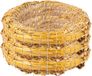 Rayher hobby materialen Rayher Decoratie krans van stro - 3 stuks - 35 cm - Beige