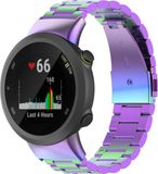 By Qubix Qubix - Stalen schakelband - Multicolor - Geschikt voor Garmin Forerunner 45 / 45S