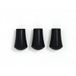 Gibraltar Floor Tom accessoires rubberen voet voor Floor Toms 3 stuks SC-RTS