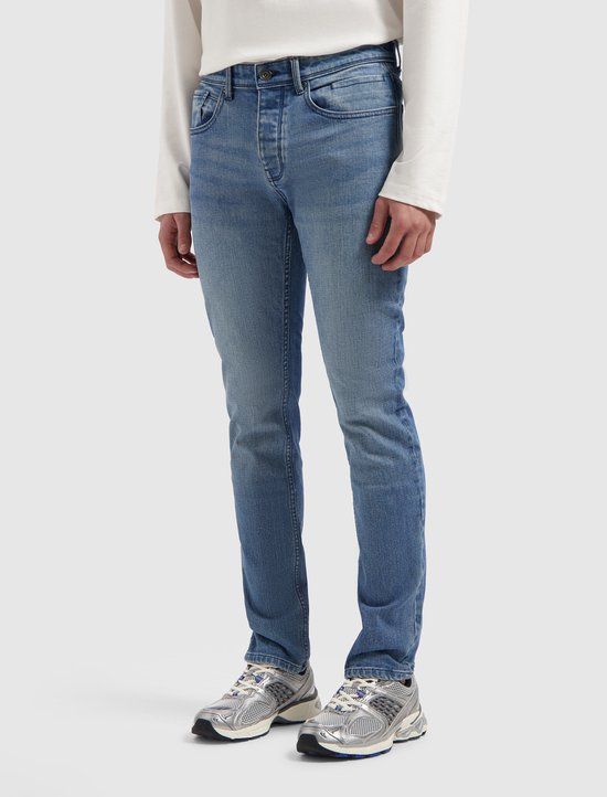 PURE PATH The Ryan Slim Fit Jeans Heren Blauw W36