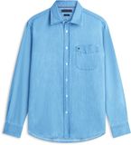 Tommy Hilfiger Heren Lange Mouwen Shirt Katoen S Blauw