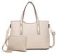 Sac fourre-tout sac à bandoulière - Set de 3 pièces - Similicuir - Différentes tailles et styles - Pour le quotidien et le shopping