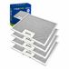 Alapure 4x Metaalfilter voor Bauknecht 481248058332 275x217x8mm