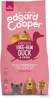 Edgard & Cooper Free-Run Duck Puppy Eend & Kip & Banaan - Hondenvoer - 12 kg Graanvrij