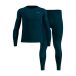 Odlo Fundamentals Perfomance Warm Lange Mouwen Basislaagset Blauw M Man