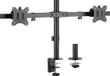Goobay Flex TWIN Monitorbeugel - Voor 17-32 inch Schermen - Zwart