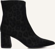 Notre-V 2478c Enkellaarsjes - Enkelboots met rits - Dames - Zwart - Maat 40