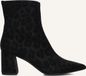 Notre-V 2478c Enkellaarsjes - Enkelboots met rits - Dames - Zwart - Maat 40