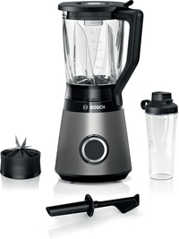 Bosch MMB6174S VitaPower Serie 4 - Stand Mixer - 1200W - Black, Metallic, Transparent