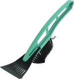 Merkloos / Sans marque Koopman International Kunststof ijskrabber/raamkrabber groen met borstel 31 cm