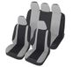 Auto Lupex Auto Accessori - Universele autostoelhoezen LS10 | Kleur Grijs | Set Voor en achter | Polyester | Geen Suv