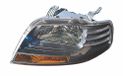TarosTrade 37-0266-L-6999 Elektrische koplamp voor 3 of 5 deuren, zwart, voor de jaren 2007-2008, links