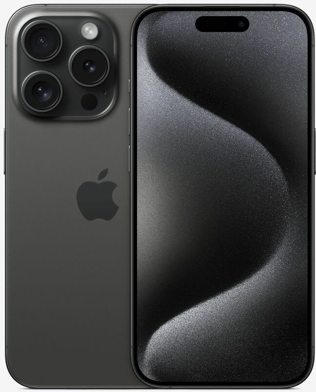 Apple iPhone 15 Pro 256 GB / zwart, titanium / 5G