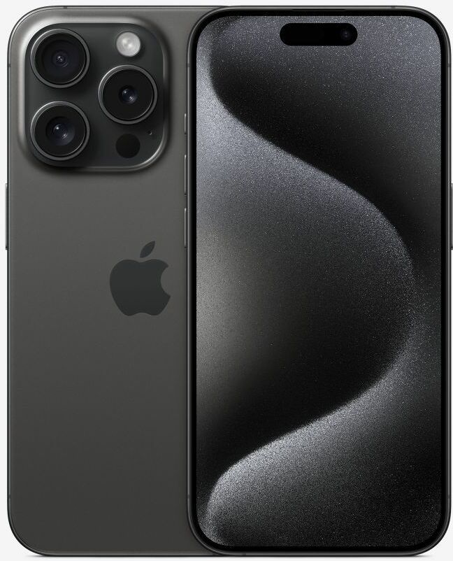 Apple iPhone 15 Pro / 128 GB / Zwart Titanium