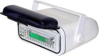 Pyle Marine Stereohoes – Speakerhoes- Radiobescherming- Marine Stereo Cover- Waterbestendige Radiohoes voor Boot met Opklapbare Deur en Neopreen Pakking