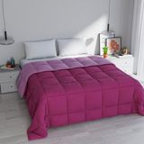 Italian Bed Linen ELEGANT Winter Quilt, Fuchsia/Lila, 260x260cm