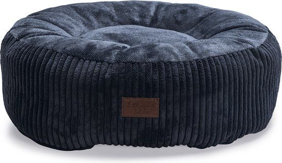 Designed by Lotte Ligmand Ribbed Kattenmand - Kattenkussen - Antraciet 50 x 50 x 17 cm - Kat