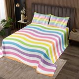 Parure de lit matelassée géométrique pour enfants