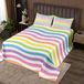 Parure de lit matelassée géométrique pour enfants