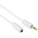 Allteq ALTQ-JACK-XTNT-HQ-W-10 audio kabel 10 m 3.5mm Wit