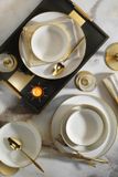 Merkloos / Sans marque Asir - Dinerset - eetset - servies - 18 Stuks - Veelkleurig - 100% Porselein