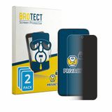 BROTECT - privacy screenprotector voor Infinix Note 60 - Folie Beschermfolie Blauwlichtfilter 2 Stuks