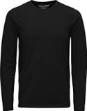 Jack & Jones T-shirt Lange Mouwen Zwart XXL