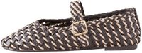 Next - Dames - Forever Comfort® geweven Mary-Jane-ballerina's - Bruin