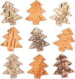 Baker Ross Kerstbomen van schors. Creatieve knutselpakketten voor kerstdecoraties (30 stuks per verpakking)