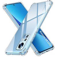 Phonillico® Case voor Xiaomi 12 LITE - Schokbestendig Beschermend Soft TPU Transparant