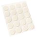 Adsamm® 20 x afdekdoppen | Ø 0,51" (Ø 1,3 cm) | crème | rond | 0,018" (0,45 mm) dunne, zelfklevende meubelpatches